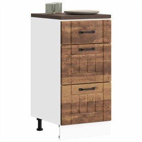 Mueble bajo de cocina Lucca madera vieja en Armarios de cocina | Comprar online en Foru.es