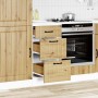 Mueble bajo de cocina Lucca roble artesanal en Armarios de cocina | Comprar online en Foru.es
