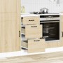 Mueble bajo de cocina Kalmar madera ingeniería de roble sonoma en Armarios de cocina | Comprar online en Foru.es
