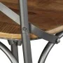 Sillas de comedor 4 uds. madera de mango respaldo acero cruzado de vidaXL, Sillas de comedor - Ref: Foro24-274882, Precio: 40...