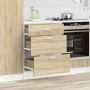 Mueble bajo de cocina "Lyon" de roble Sonoma de madera de ingeniería en Armarios de cocina | Comprar online en Foru.es