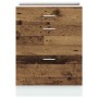 Armario bajo de cocina "Lyon" Madera vieja Madera de ingeniería en Armarios de cocina | Comprar online en Foru.es