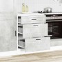 Mueble bajo de cocina porto gris cemento madera reconstituida en Armarios de cocina | Comprar online en Foru.es