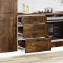 Mueble bajo de cocina porto roble ahumado madera reconstituida en Armarios de cocina | Comprar online en Foru.es