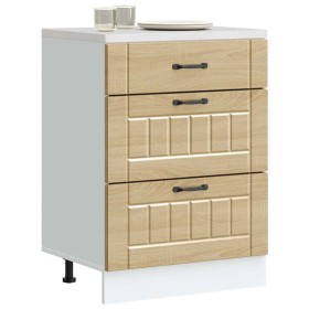 Mueble bajo de cocina Lucca roble sonoma en Armarios de cocina | Comprar online en Foru.es