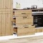 Mueble bajo de cocina Lucca roble artesanal en Armarios de cocina | Comprar online en Foru.es