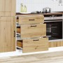 Mueble bajo de cocina Kalmar roble artesanal madera ingeniería en Armarios de cocina | Comprar online en Foru.es