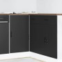 Mueble bajo para fregadero "Lyon" de madera de ingeniería negra en Armarios de cocina | Comprar online en Foru.es