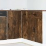 Mueble bajo para fregadero "Lyon" de, madera de ingeniería de roble ahumado en Armarios de cocina | Comprar online en Foru.es