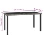 Juego de comedor para jardín 7 piezas ratán sintético gris de vidaXL, Conjuntos de jardín - Ref: Foro24-3065714, Precio: 401,...