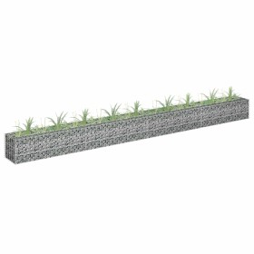 Arriate de gaviones de acero 360x30x30 cm en Macetas y jardineras | Comprar online en Foru.es