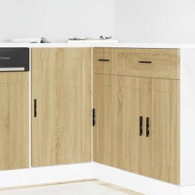Mueble bajo de cocina porto roble sonoma madera reconstituida en Armarios de cocina | Comprar online en Foru.es