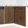 Mueble bajo de cocina porto roble marrón madera reconstituida en Armarios de cocina | Comprar online en Foru.es