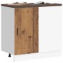 Mueble bajo de cocina porto madera vieja madera reconstituida en Armarios de cocina | Comprar online en Foru.es