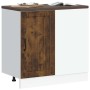 Mueble bajo de cocina Lucca madera contrachapada roble ahumado en Armarios de cocina | Comprar online en Foru.es