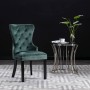 Sillas de comedor 6 unidades terciopelo verde oscuro de vidaXL, Sillas de comedor - Ref: Foro24-3055876, Precio: 1,00 €, Desc...