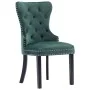 Sillas de comedor 6 unidades terciopelo verde oscuro de vidaXL, Sillas de comedor - Ref: Foro24-3055876, Precio: 1,00 €, Desc...