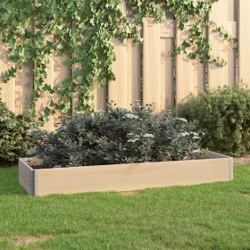 Arriate de madera maciza de pino 50x150 cm de vidaXL, Maceteros y jardineras - Ref: Foro24-3055166, Precio: 61,53 €, Descuent...