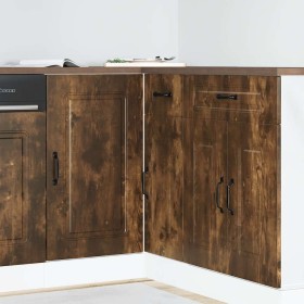 Mueble bajo de cocina Kalmar de madera ingeniería roble ahumado en Armarios de cocina | Comprar online en Foru.es