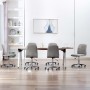 Sillas de comedor 6 unidades tela gris claro de vidaXL, Sillas de comedor - Ref: Foro24-3056540, Precio: 328,37 €, Descuento: %