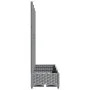 Jardinera con enrejado PP gris claro 120x40x121,5 cm de vidaXL, Maceteros y jardineras - Ref: Foro24-153273, Precio: 92,21 €,...
