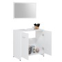 Juego muebles de baño 3 pzas madera de ingeniería blanco de vidaXL, Muebles de baño - Ref: Foro24-3056916, Precio: 137,81 €, ...