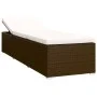 Garden loungers and table 3 pieces brown synthetic rattan by vidaXL, Loungers - Ref: Foro24-3057663, Price: 311,14 €, Discoun...