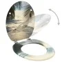 WC-Sitze mit Deckel 2 Stück MDF Stranddesign von vidaXL, Toiletten- und Bidetsitze - Ref: Foro24-3056410, Preis: 77,43 €, Rab...