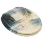 Toilet seats with lid 2 units MDF beach design by vidaXL, Toilet and bidet seats - Ref: Foro24-3056410, Price: 77,43 €, Disco...