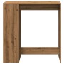 Mesa alta con estantes madera roble artisian 101x40x103,5 cm en Mesas de comedor | Comprar online en Foru.es