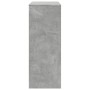 Mesa alta bar con estantes madera gris hormigón 90x40x103,5 cm en Mesas de comedor | Comprar online en Foru.es