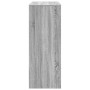 Mesa alta bar con estantes madera gris Sonoma 90x47,5x103,5 cm en Mesas de comedor | Comprar online en Foru.es