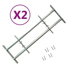 Rejas de seguridad de ventana ajustables 2 uds 700-1050 mm de vidaXL, Ventanas - Ref: Foro24-3057508, Precio: 67,76 €, Descue...