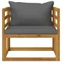 Gartenmöbel 7 Stück Kissen aus massivem Akazienholz von vidaXL, Gartensets - Ref: Foro24-3057613, Preis: 751,81 €, Rabatt: %