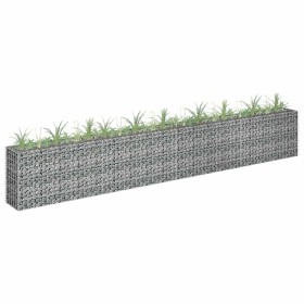 Arriate de gaviones de acero galvanizado 360x30x60 cm en Macetas y jardineras | Comprar online en Foru.es