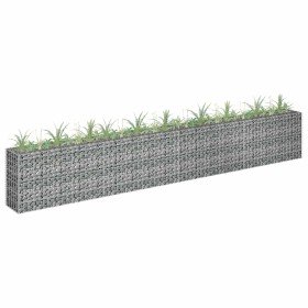 Arriate de gaviones de acero galvanizado 360x30x60 cm en Macetas y jardineras | Comprar online en Foru.es