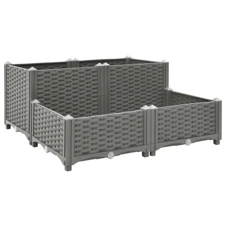 Arriate polipropileno 80x80x38 cm de vidaXL, Maceteros y jardineras - Ref: Foro24-153301, Precio: 64,54 €, Descuento: %