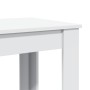 Mesa alta de bar madera de ingeniería blanca 51x50x103,5 cm en Mesas de comedor | Comprar online en Foru.es