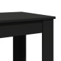 Mesa alta de bar madera de ingeniería negra 51x50x103,5 cm en Mesas de comedor | Comprar online en Foru.es
