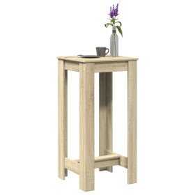 Mesa alta de bar madera ingeniería roble Sonoma 51x50x103,5 cm en Mesas de comedor | Comprar online en Foru.es