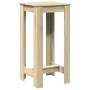 Mesa alta de bar madera ingeniería roble Sonoma 51x50x103,5 cm en Mesas de comedor | Comprar online en Foru.es