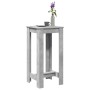 Mesa alta de bar madera ingeniería gris hormigón 51x50x103,5 cm en Mesas de comedor | Comprar online en Foru.es