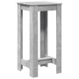 Mesa alta de bar madera ingeniería gris hormigón 51x50x103,5 cm en Mesas de comedor | Comprar online en Foru.es