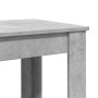 Mesa alta de bar madera ingeniería gris hormigón 51x50x103,5 cm en Mesas de comedor | Comprar online en Foru.es