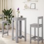 Mesa alta de bar madera ingeniería gris Sonoma 51x50x103,5 cm en Mesas de comedor | Comprar online en Foru.es