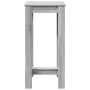 Mesa alta de bar madera ingeniería gris Sonoma 51x50x103,5 cm en Mesas de comedor | Comprar online en Foru.es