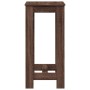 Mesa alta de bar madera ingeniería marrón roble 51x50x103,5 cm en Mesas de comedor | Comprar online en Foru.es