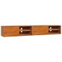 Mueble de TV de pared madera maciza de teca 180x30x30 cm de vidaXL, Muebles TV - Ref: Foro24-3057505, Precio: 183,91 €, Descu...
