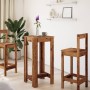 Mesa alta de bar madera de ingeniería envejecida 51x50x103,5 cm en Mesas de comedor | Comprar online en Foru.es