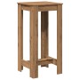 Mesa alta de bar madera ingeniería roble artisian 51x50x103,5cm en Mesas de comedor | Comprar online en Foru.es